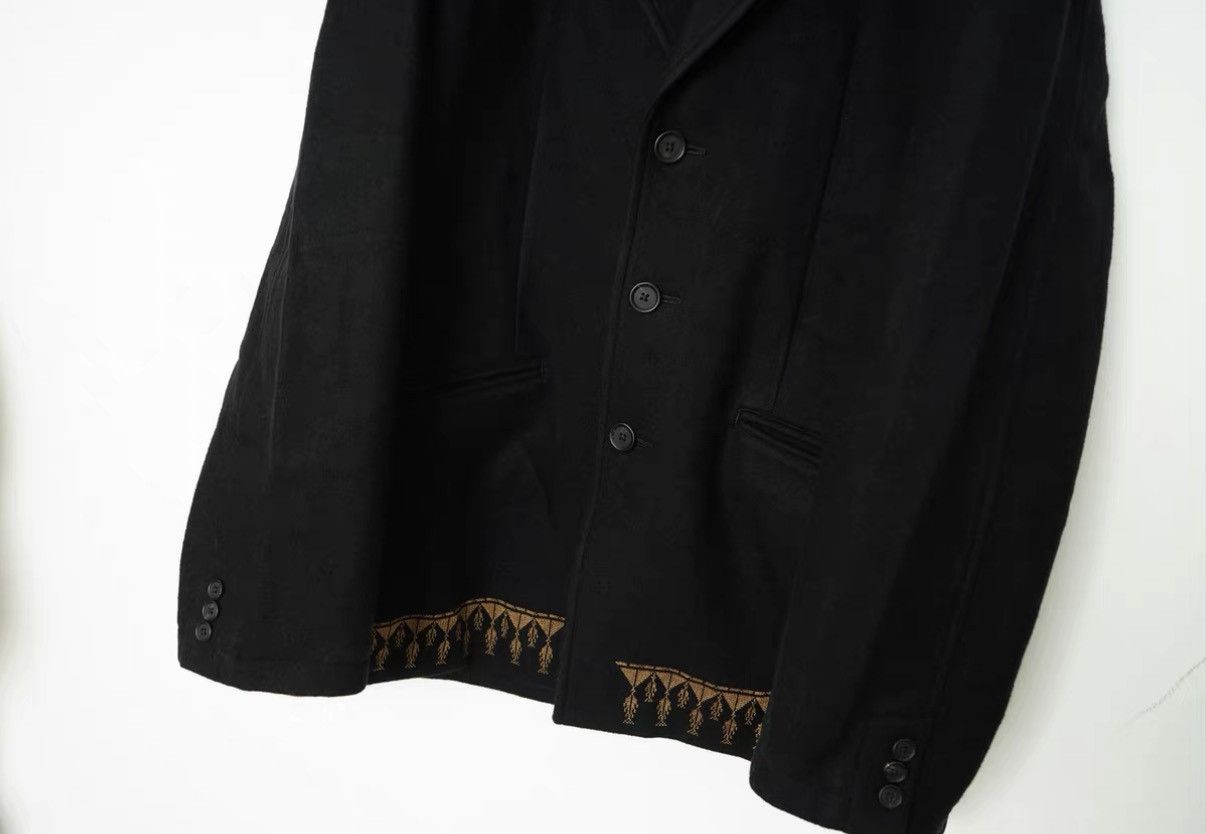 Yohji Yamamoto Yohji Yamamoto SYTE Silhouette Mid-length Wool Blend Coat Size US L / EU 52-54 / 3 - 4 Thumbnail