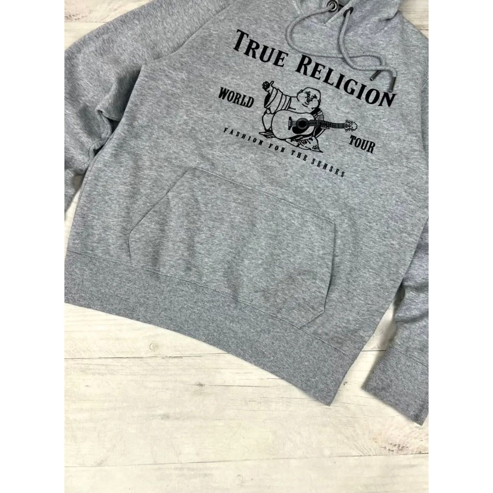 True Religion True Religion METALLIC BUDDHA FLEECE HOODIE Men M Gray Size US M / EU 48-50 / 2 - 3 Thumbnail