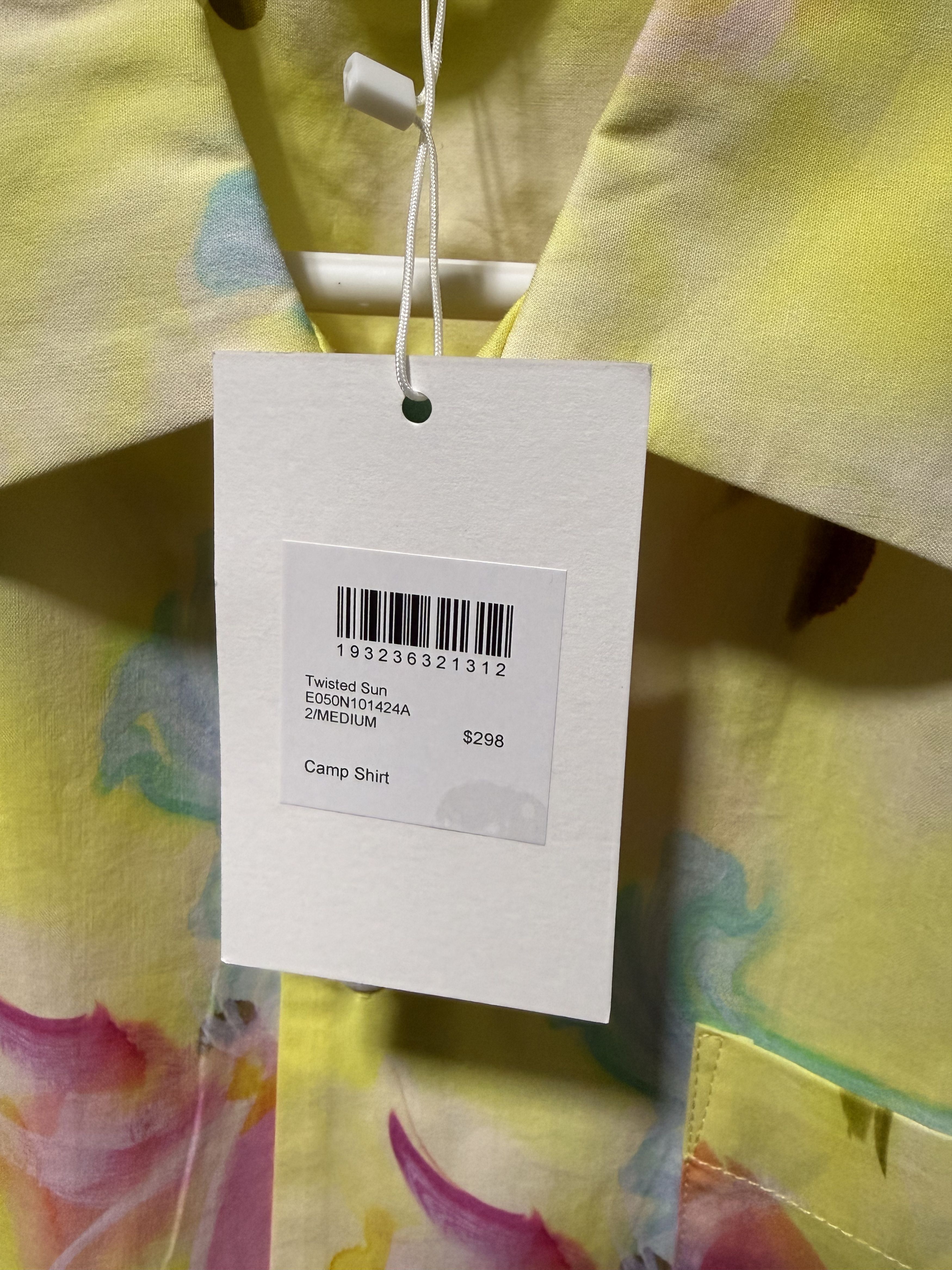 John Elliott John Elliott Camp Shirt 'Twisted Sun' Size US M / EU 48-50 / 2 - 2 Thumbnail