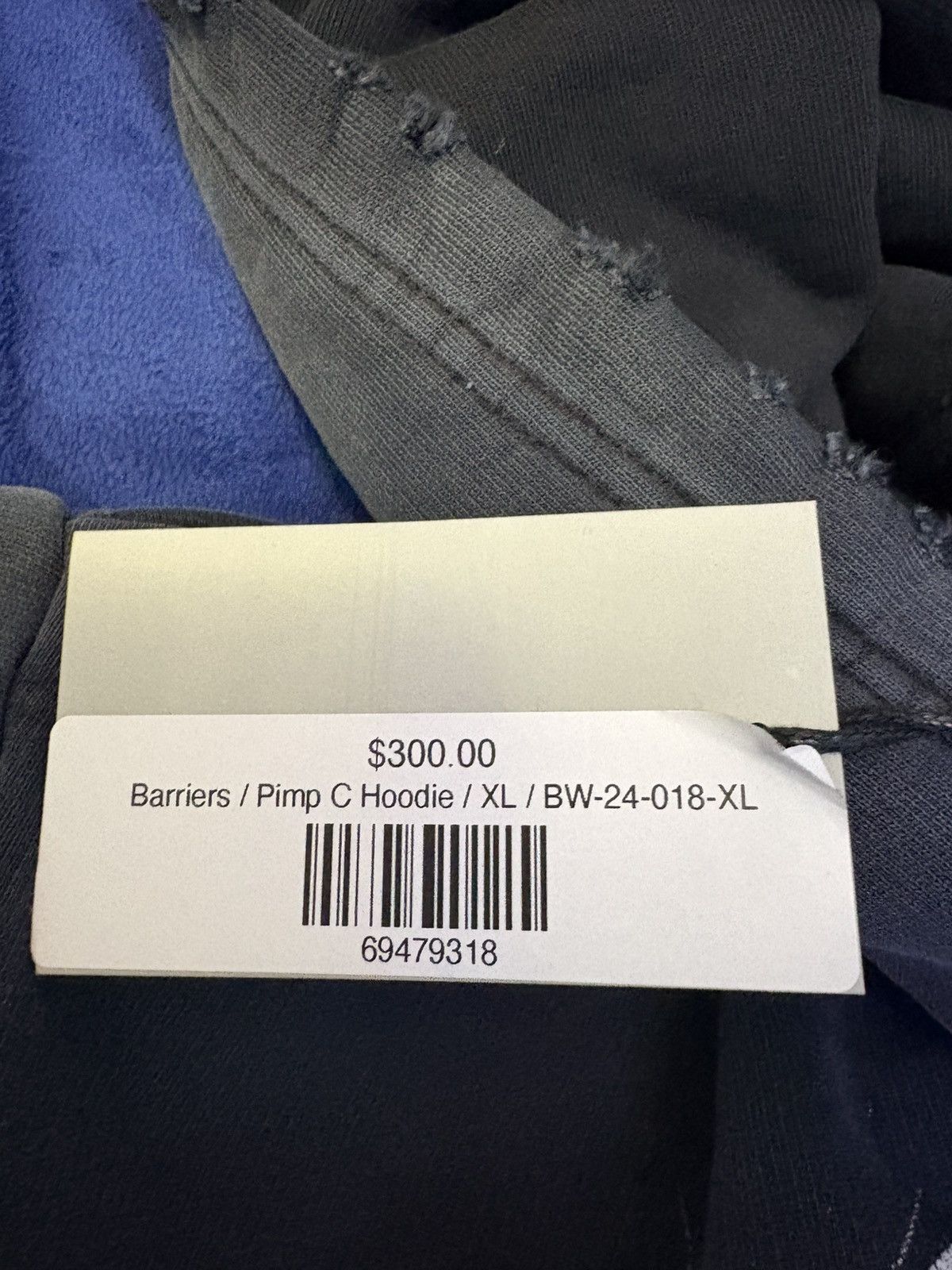 Barriers BARRIERS PIMP C HOODIE (XL) Size US XL / EU 56 / 4 - 4 Thumbnail