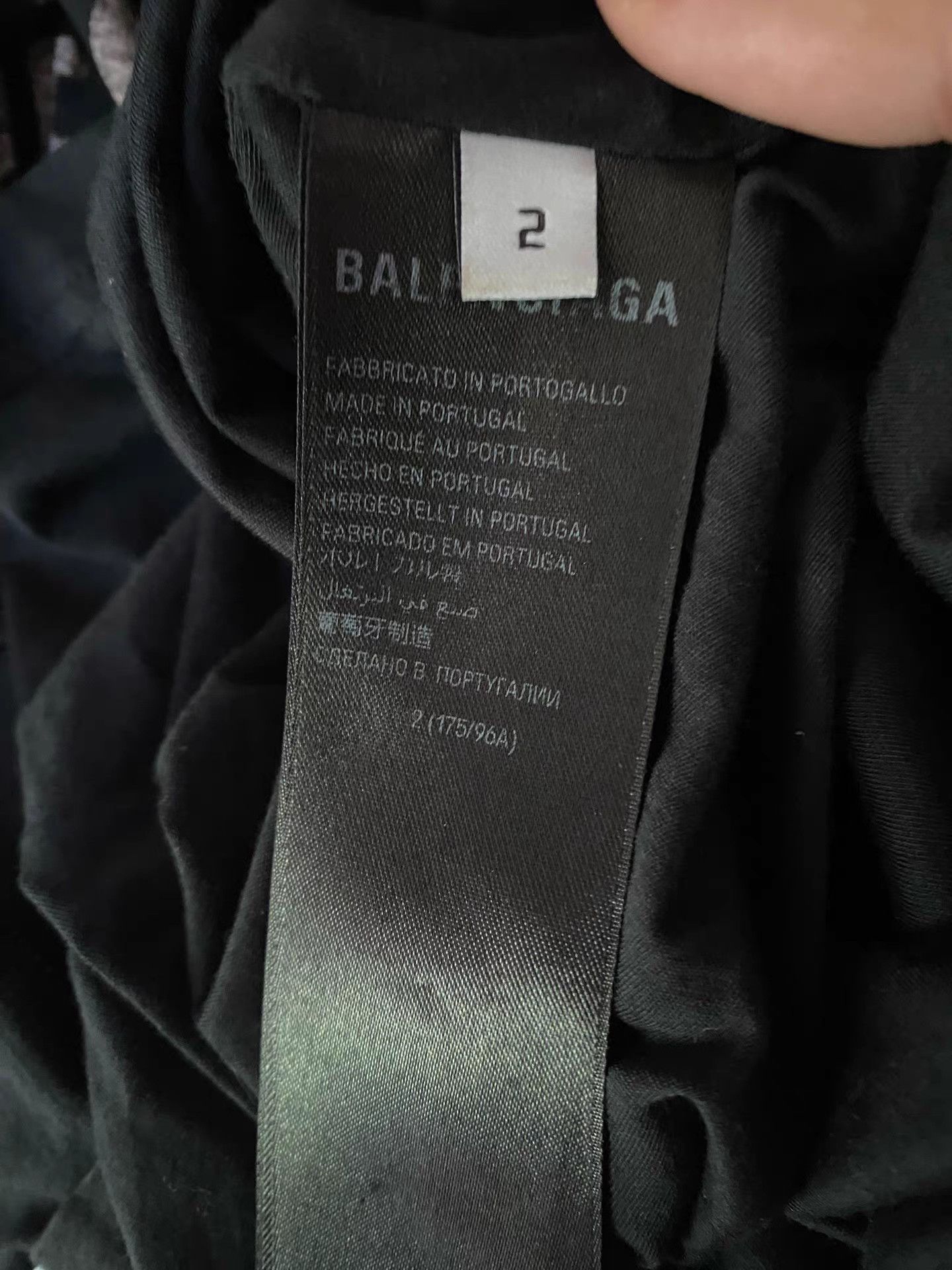 Balenciaga Balenciaga 24SS Double Ring Blur Logo Size US M / EU 48-50 / 2 - 4 Thumbnail