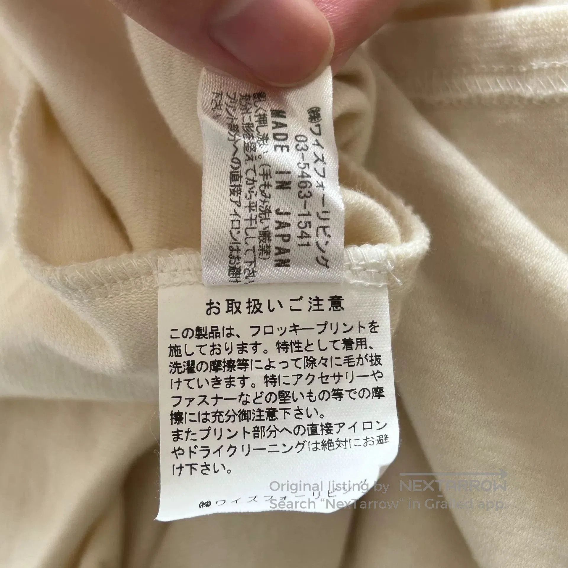 Y's Yohji Yamamoto 90s Long Sleeve T. Size XXS / US 00 / IT 34 - 7 Thumbnail