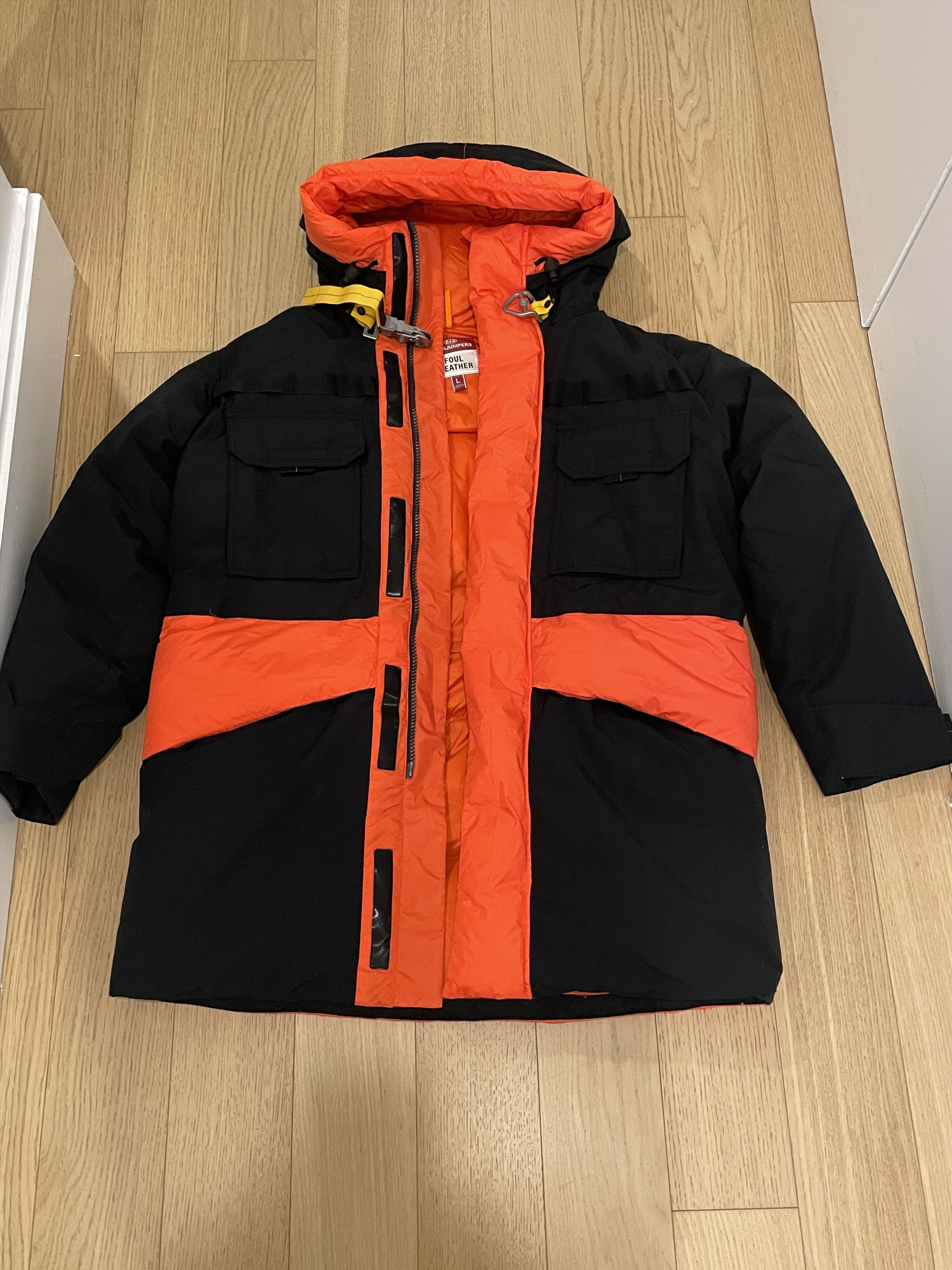 Parajumpers Two Tone Padded Down Coat / Jacket / Parka