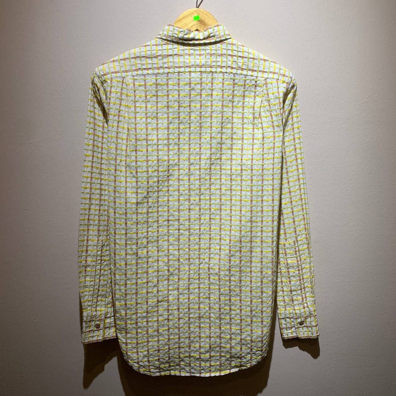 Katharine Hamnett London Katherine Hamnett London Pleated Striped Button Up Shirts Size US M / EU 48-50 / 2 - 2 Thumbnail