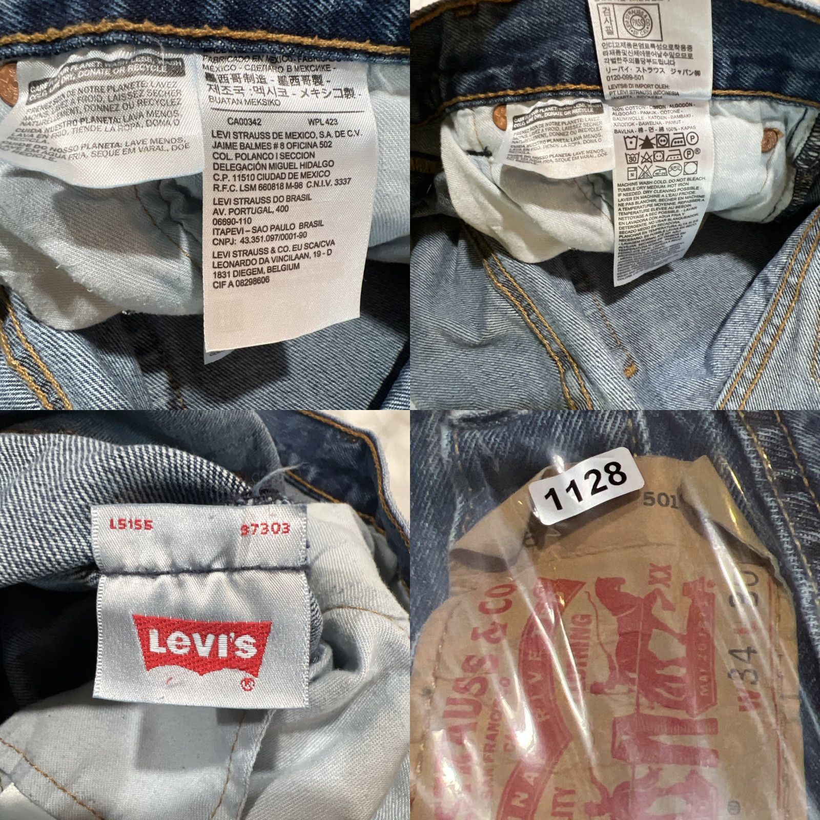 Levi's VINTAGE Levi’s 501 Jeans Button Fly Men 34x30 Blue Straight Classic Jeans 5-Pocket Denim Cotton USA Cowboy Size US 34 / EU 50 - 10 Thumbnail