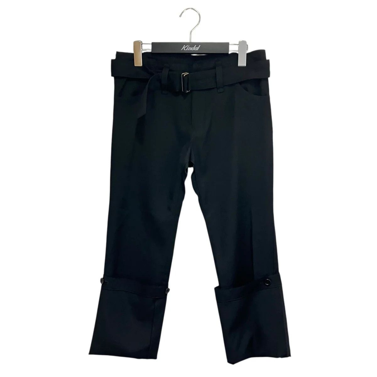 Yohji Yamamoto YOHJI YAMAMOTO/FR-P03-100 Roll-up Pants Size US 29 - 1 Thumbnail