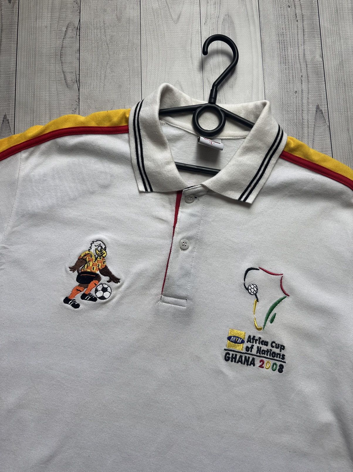 Vintage Vintage Ghana 2008 Champions Africa Cup soccer polo size L Size US L / EU 52-54 / 3 - 6 Thumbnail