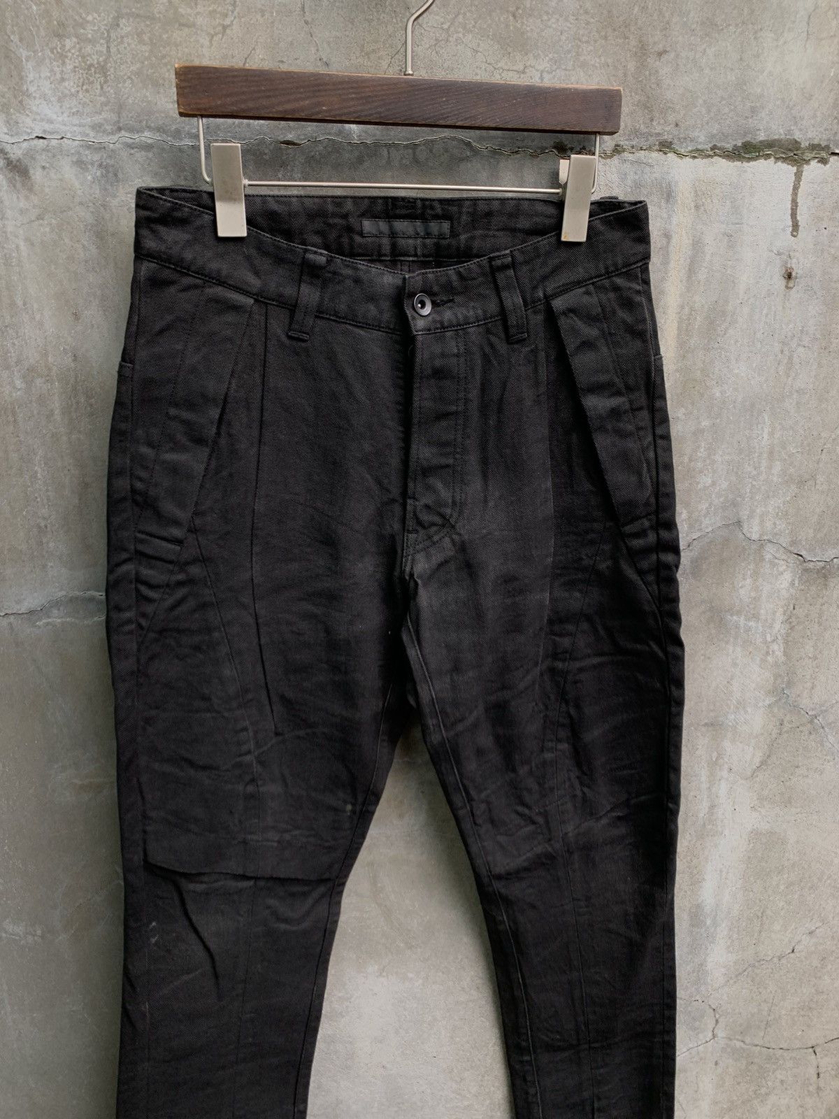 Julius FW2012-2013 “Resonance” Dark Coated Pants Size US 30 / EU 46 - 2 Thumbnail