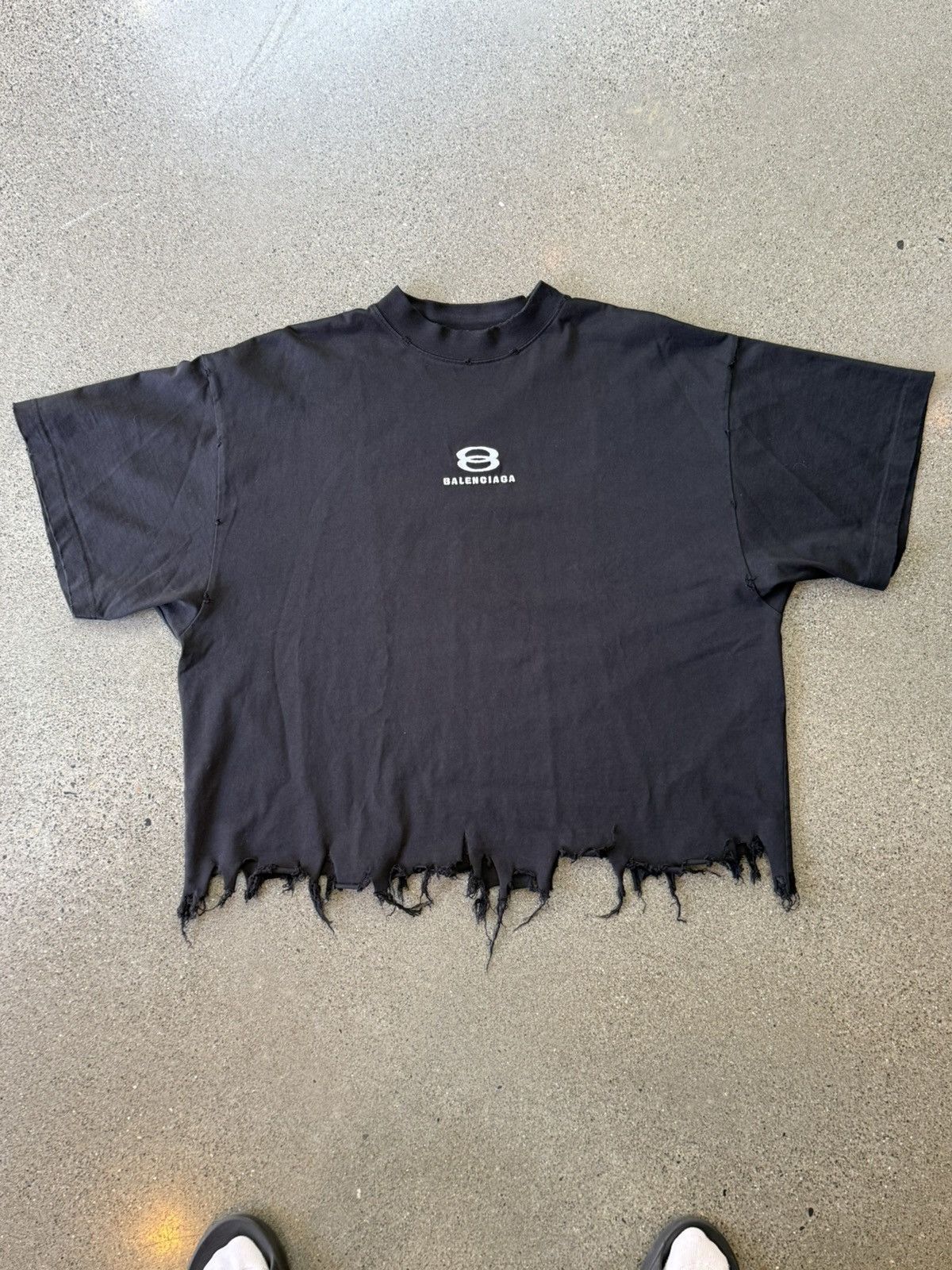 Balenciaga Demna Balenciaga Distressed Unity Shirt Size US M / EU 48-50 / 2 - 1 Thumbnail