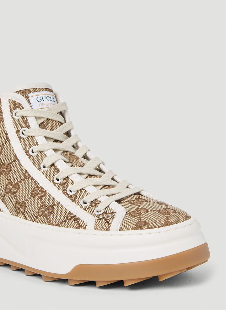 Gucci o1loc1c0326 Women's GG High Top Sneakers in Multicolor Size US 5 / IT 35 - 5 Thumbnail