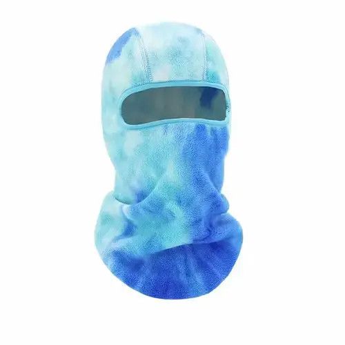 Other Light Blue Color Fleece Tie Dye Balaclava Ski Mask Size ONE SIZE - 1 Thumbnail
