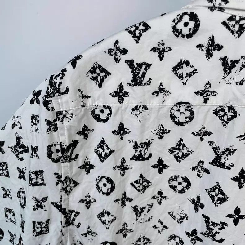 Louis Vuitton Louis Vuitton SS25 MONOGRAM cotton poplin black and white Size XXS / US 00 / IT 34 - 9 Thumbnail