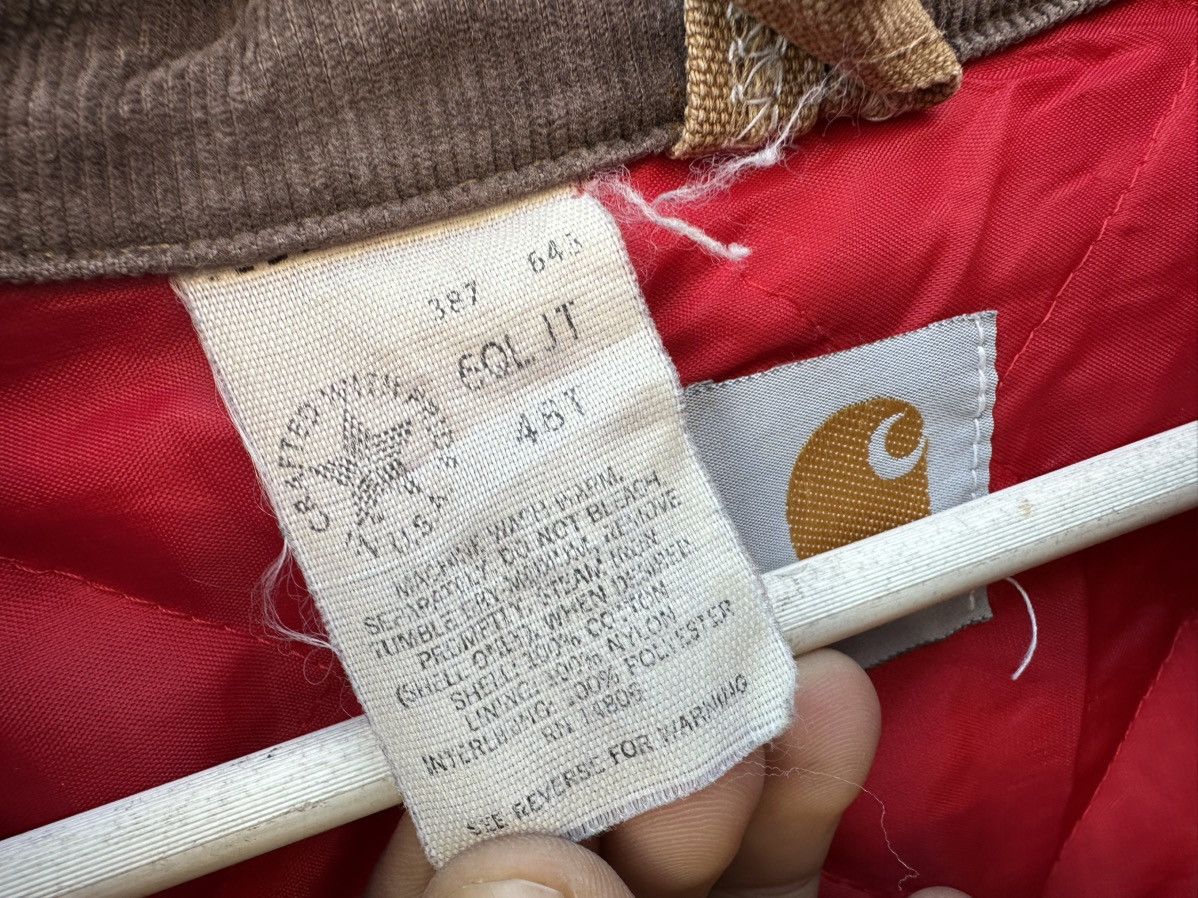 Carhartt × Vintage 1980's Vintage Carhartt Detroit Jacket 6QLJT 46 Tall Size US L / EU 52-54 / 3 - 6 Thumbnail