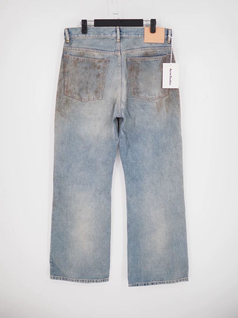 Acne Studios Acne Studios Blue Mud Damage Jeans Size US 33 - 3 Thumbnail