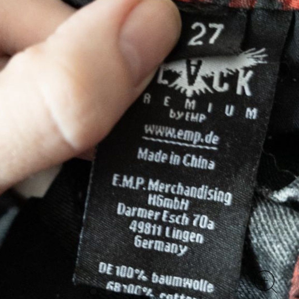 Vintage Black Premium by EMP Grunge denim mini embroidery shorts y2k Size 27" / US 4 / IT 40 - 8 Thumbnail
