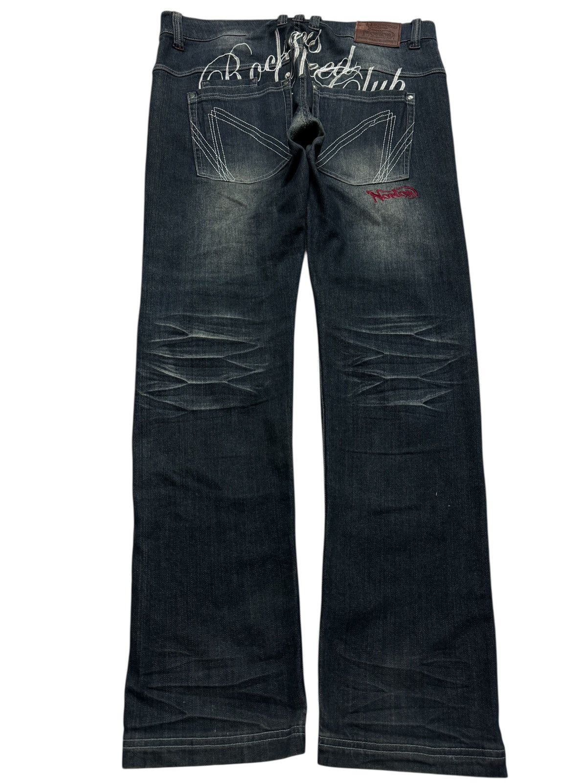 Norton VINTAGE NORTON RUSTY MUDWASH SLIM BACK LOGO EMBROIDERY JEAN Size US 36 / EU 52 - 1 Thumbnail