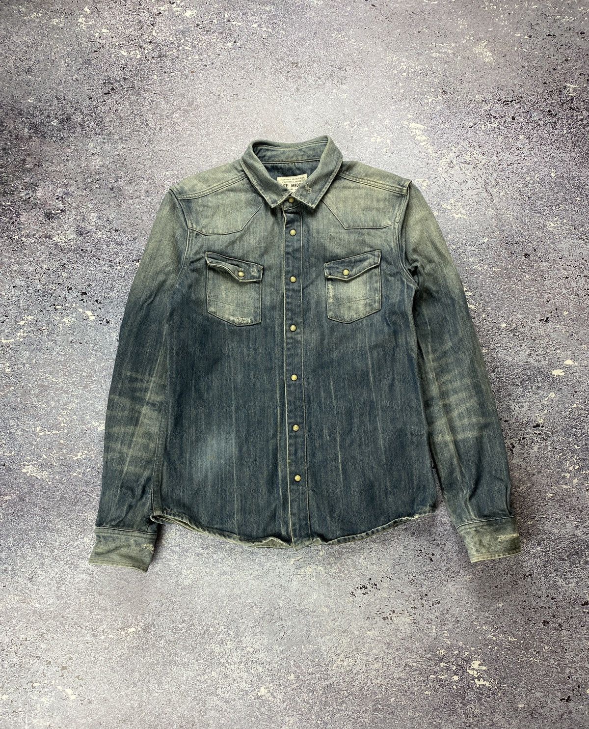 Allsaints Denim Jeans Shirt Jacket