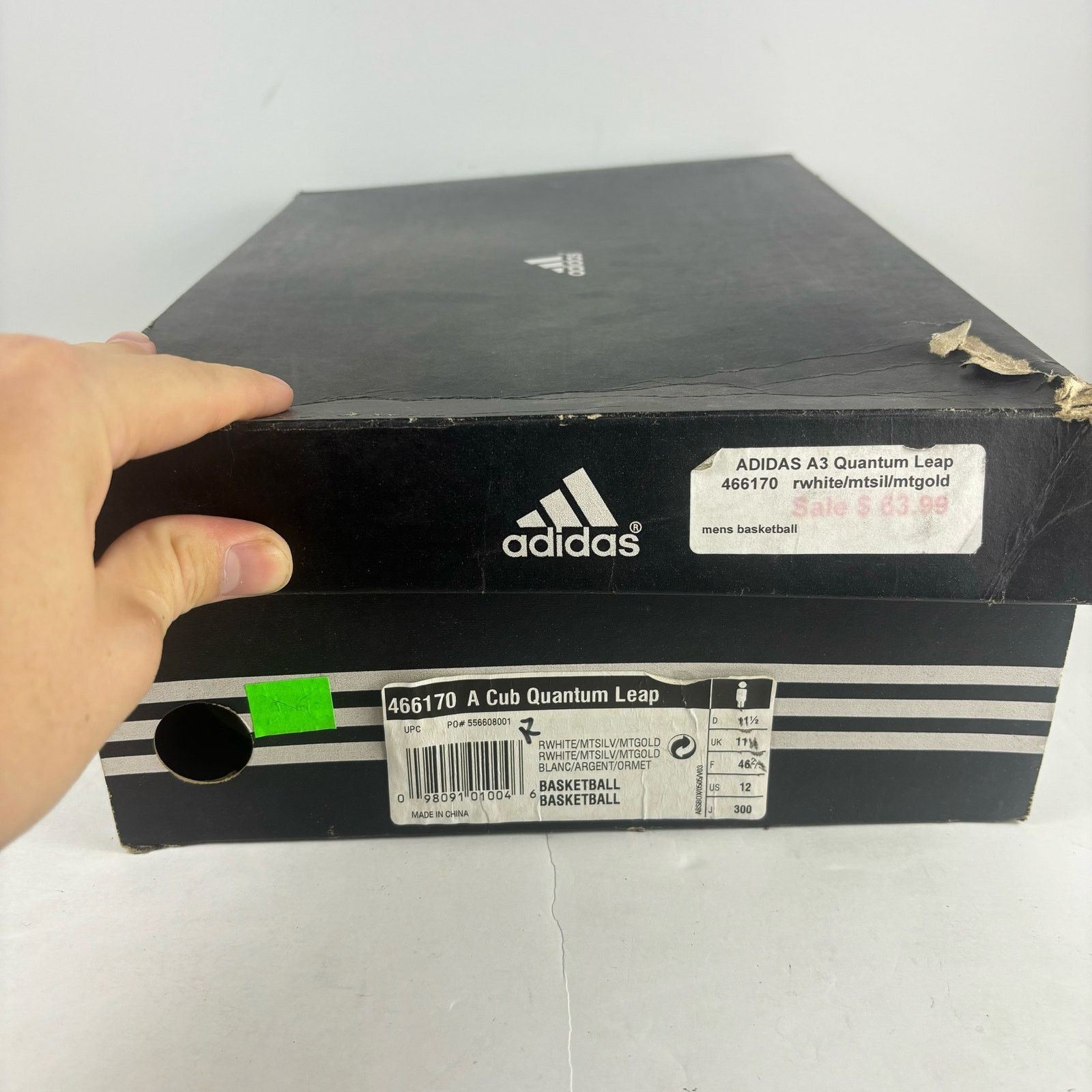 Adidas VTG Adidas A Cub Quantum Leap (2006) Basketball Shoes Sz 12 Size US 12 / EU 45 - 8 Thumbnail