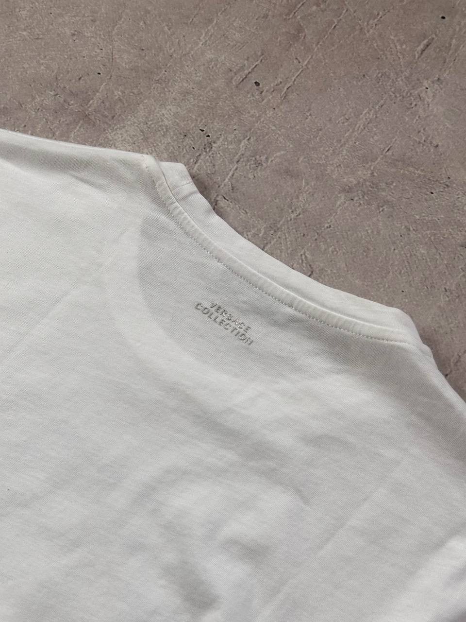 Versace × Versus Versace Versace Art Medusa Logo White Men’s Tee Rare Y2K Size US M / EU 48-50 / 2 - 7 Thumbnail