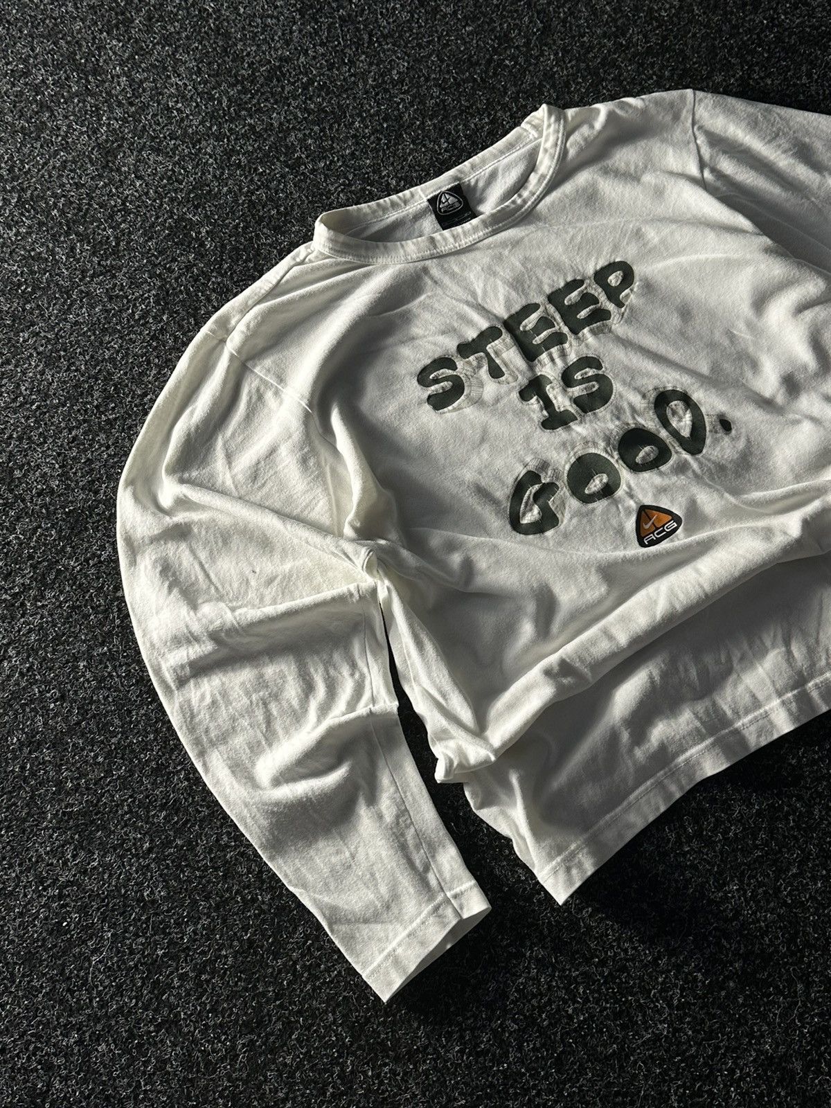 Nike ACG × Vintage 🕷️ NIKE ACG RETRO LONGSLEEVE SHIRT SWOOSH LOGO Y2K GORPCORE Size US M / EU 48-50 / 2 - 2 Thumbnail