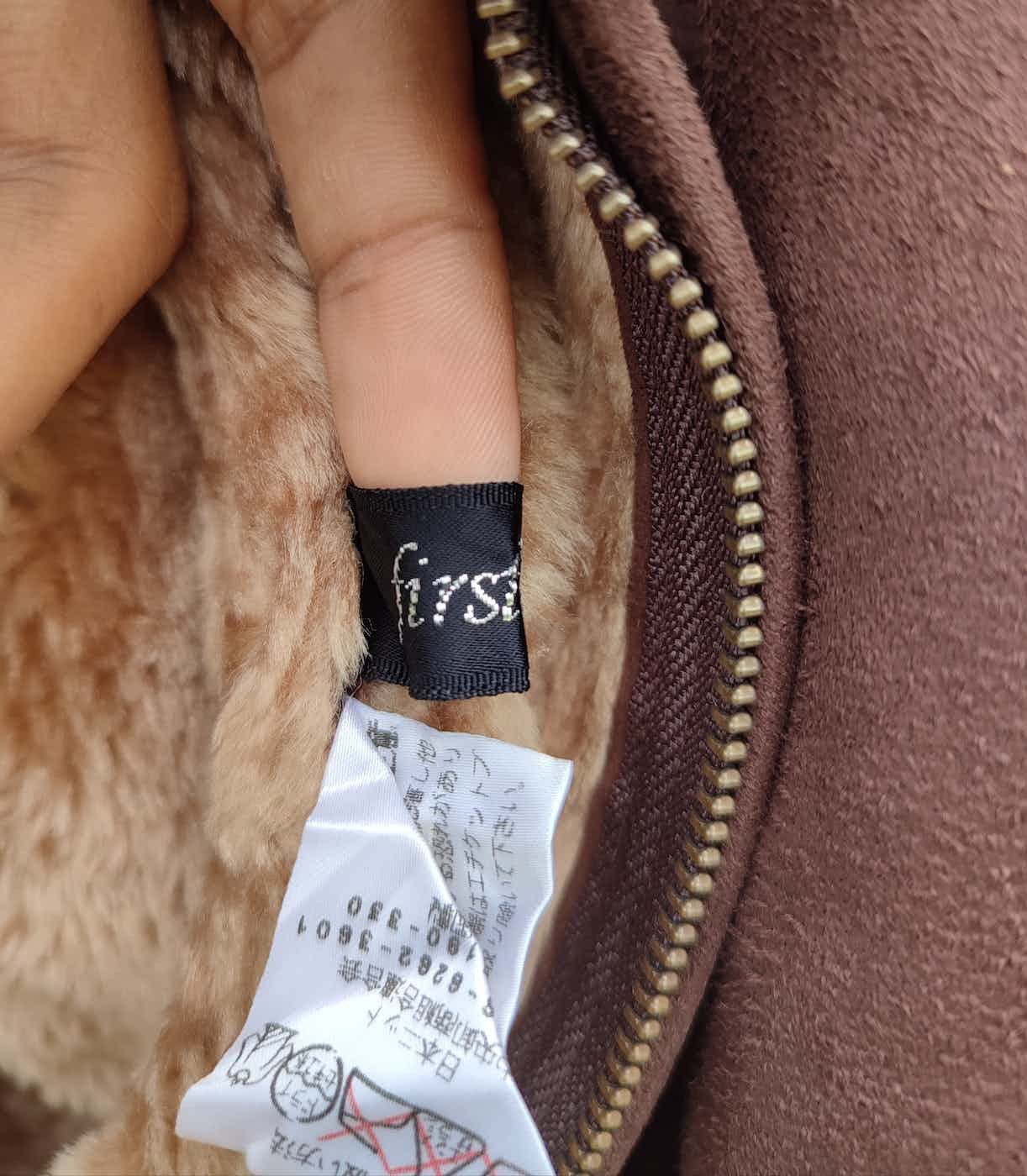 Designer × Japanese Brand Vintage First Bell Faux Shearling Zip Jacket (Japan) Size US M / EU 48-50 / 2 - 9 Thumbnail