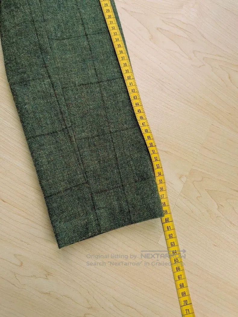 Comme des Garcons Comme Des Garcons Back Design Green Plaid Blazer Jacket Co Size S / US 4 / IT 40 - 9 Thumbnail