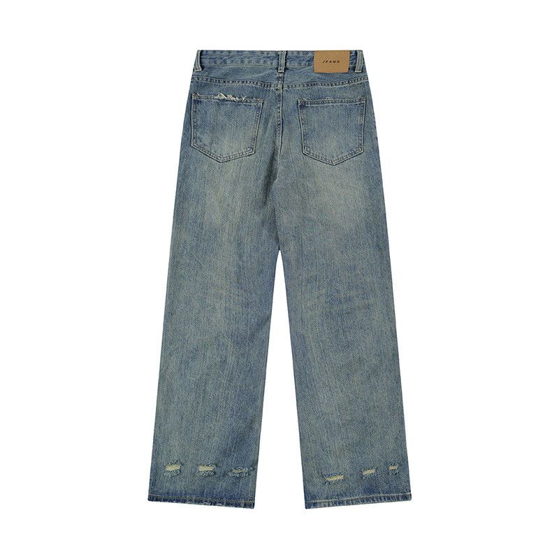 Jean High street washed distressed flared jeans for men Size US 32 / EU 48 - 2 Thumbnail
