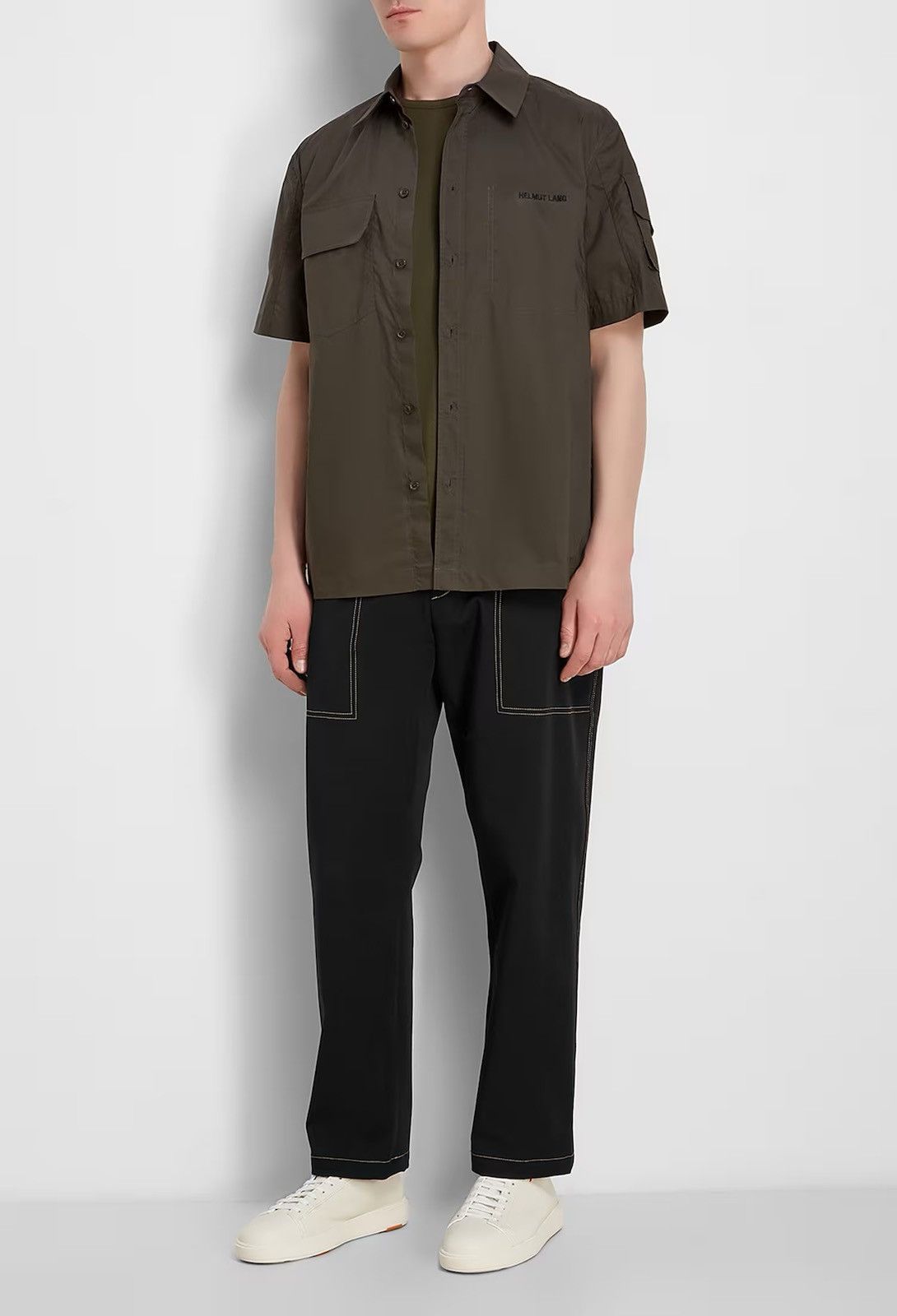Helmut Lang Helmut Lang Pull On Pant in Black Size US 34 / EU 50 - 1 Thumbnail