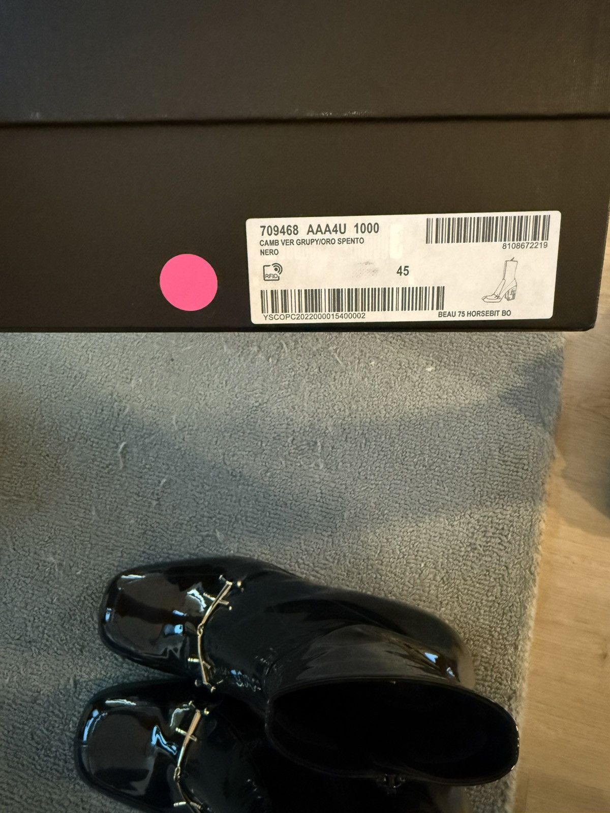 Saint Laurent Paris Leather Boots Size US 11.5 / EU 44-45 - 5 Thumbnail