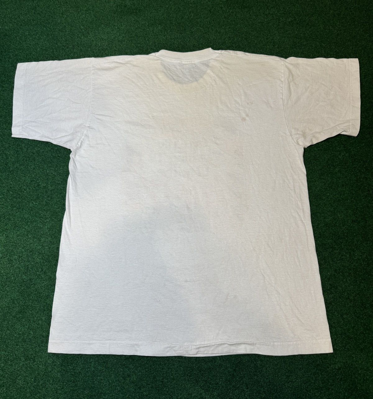 Vintage Vtg 90s Only Working Til I Hit The Lottery Gambling T Shirt Size US XL / EU 56 / 4 - 4 Thumbnail
