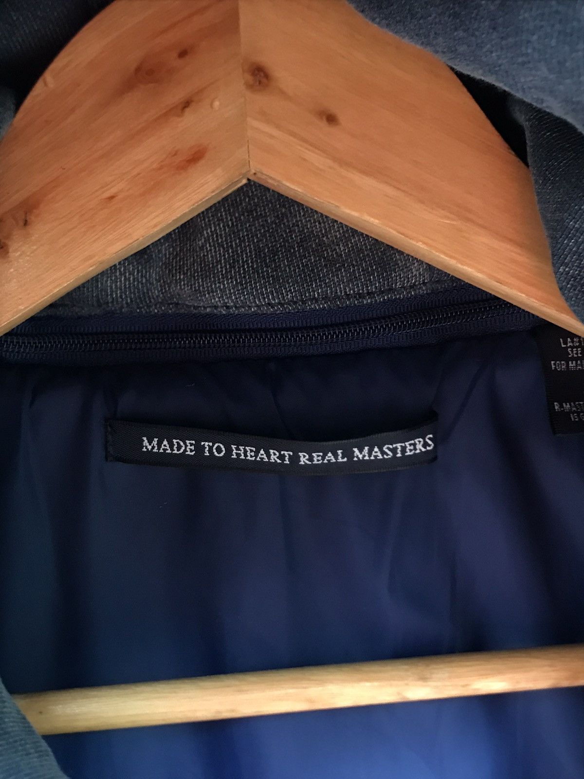 Indigo × Japanese Brand 🔥Real Masters Knit Puffer Hoodie Indigo Vest Size US M / EU 48-50 / 2 - 9 Thumbnail