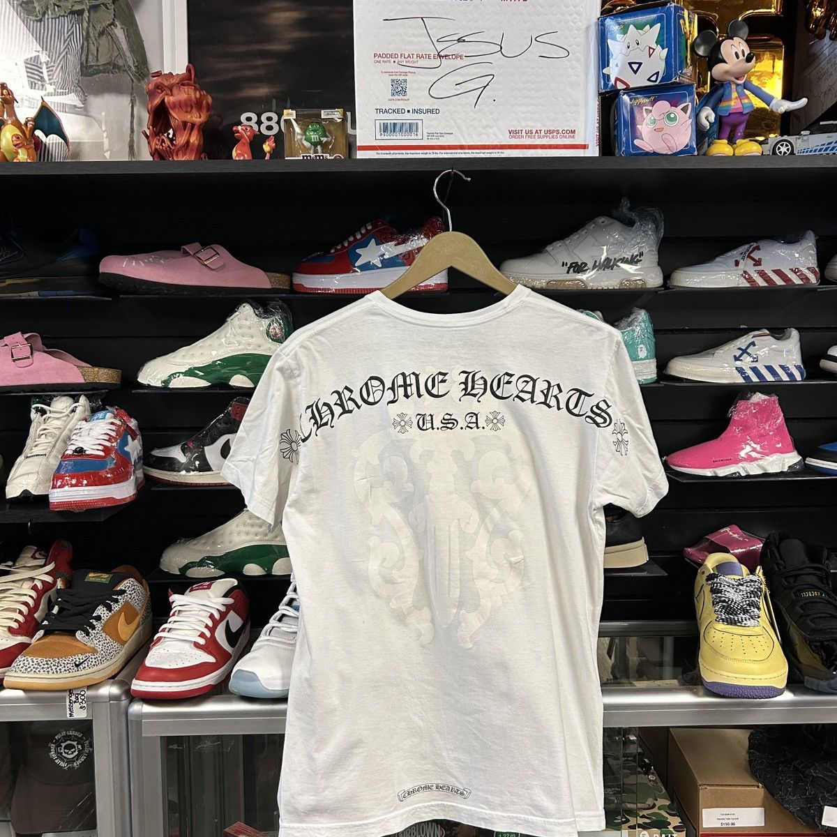 Chrome Hearts Chrome Hearts Large Dagger Tee White Size US M / EU 48-50 / 2 - 3 Thumbnail