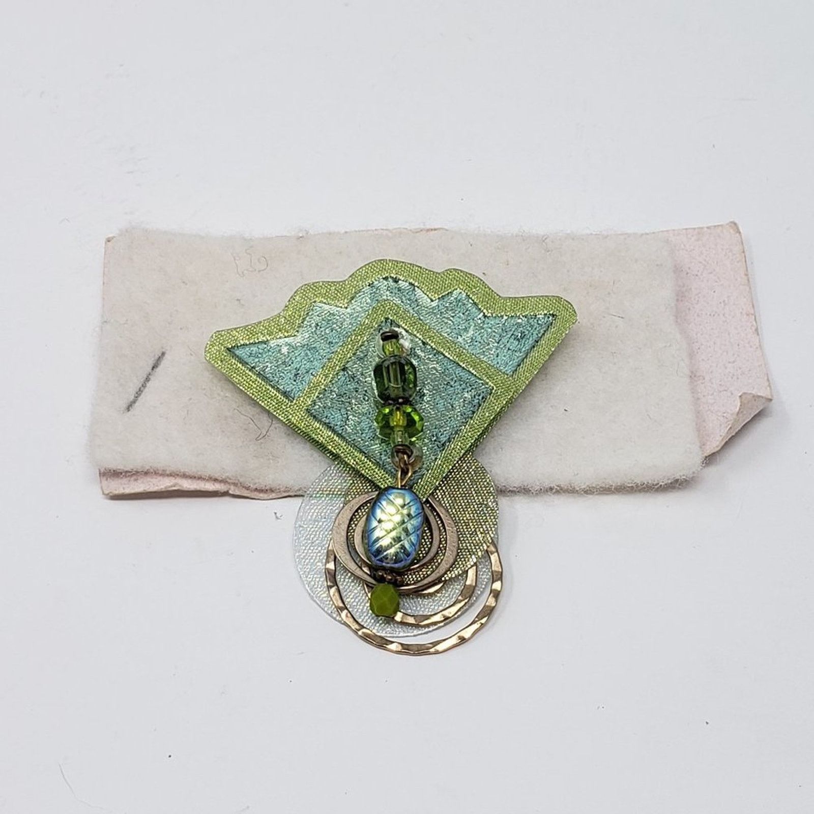 Other Caramia’s Collection Layered Beaded Multicolored Brooch Size ONE SIZE - 1 Thumbnail