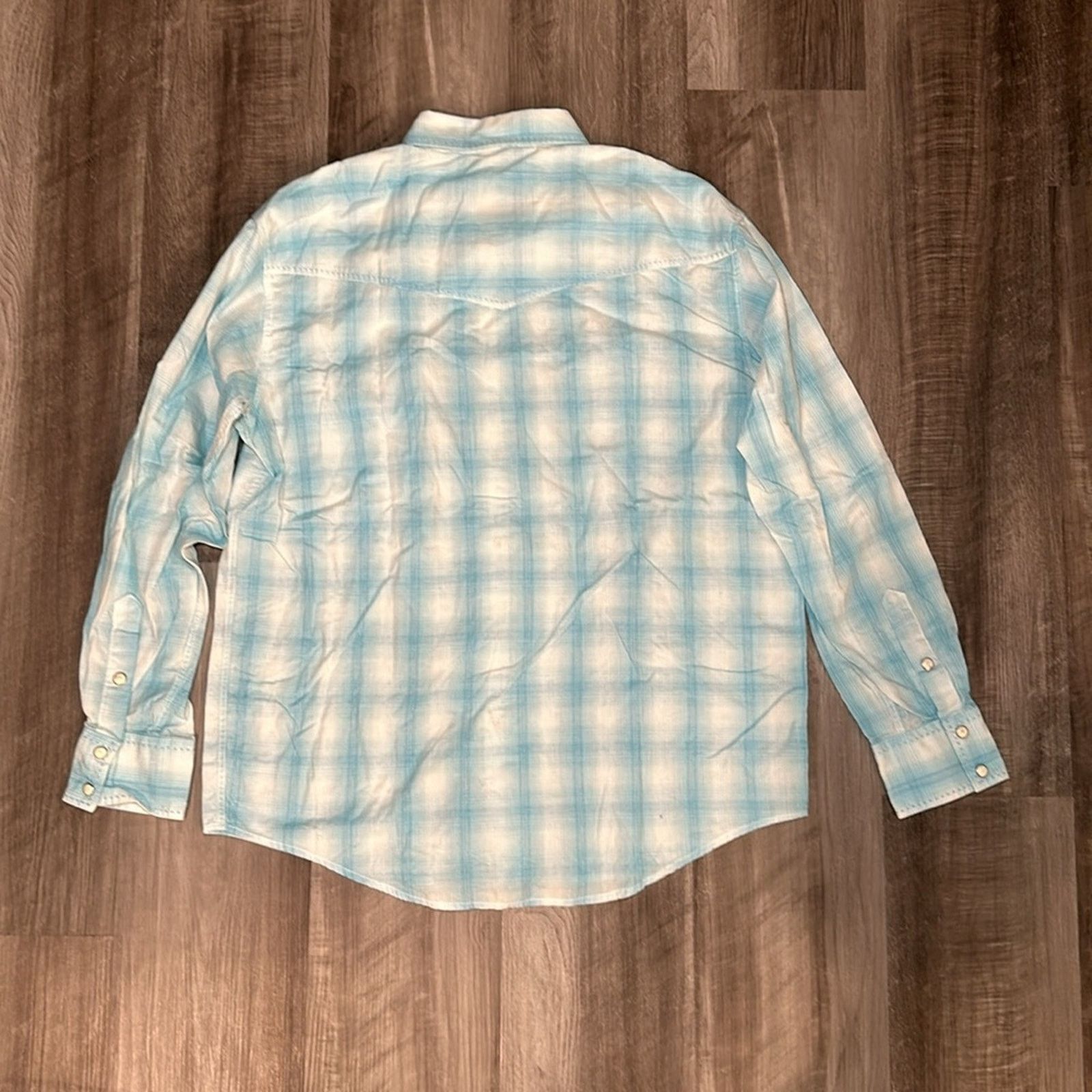 Other Double S Western Long Sleeve Pearl Snap Button - Large Size US L / EU 52-54 / 3 - 3 Thumbnail