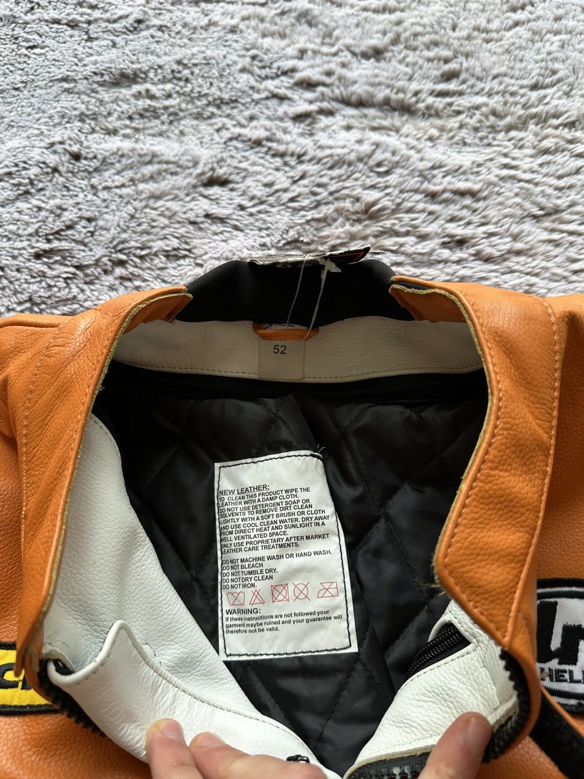 Red Bull Red Bull Honda Leather Jacket size 52 with tags Size US L / EU 52-54 / 3 - 13 Thumbnail