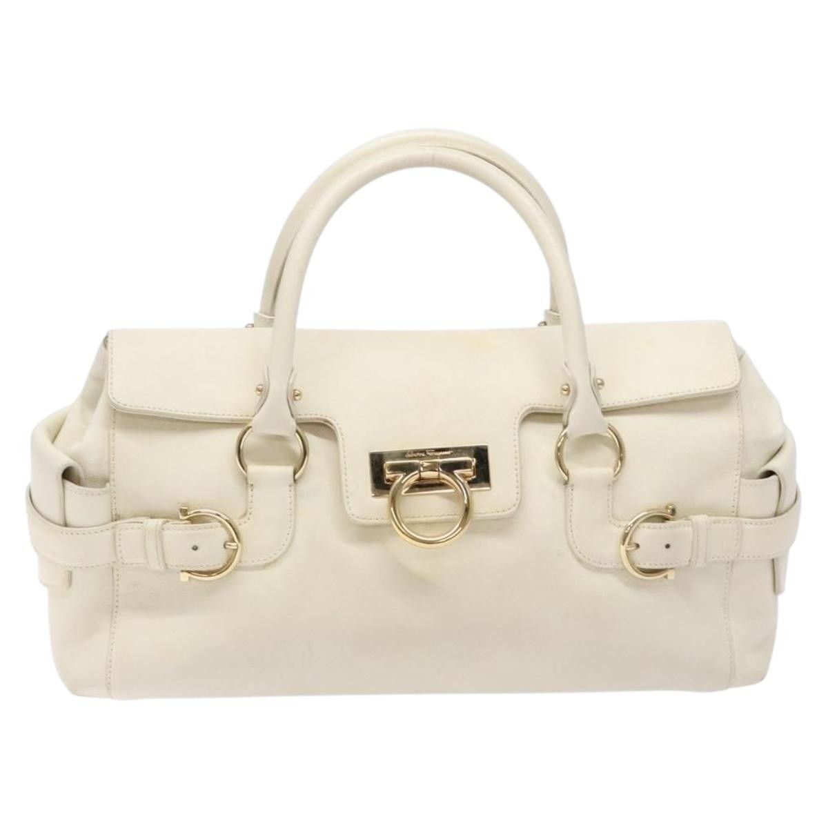 Salvatore Ferragamo Salvatore Ferragamo Gancini top handle Leather Size ONE SIZE - 1 Thumbnail