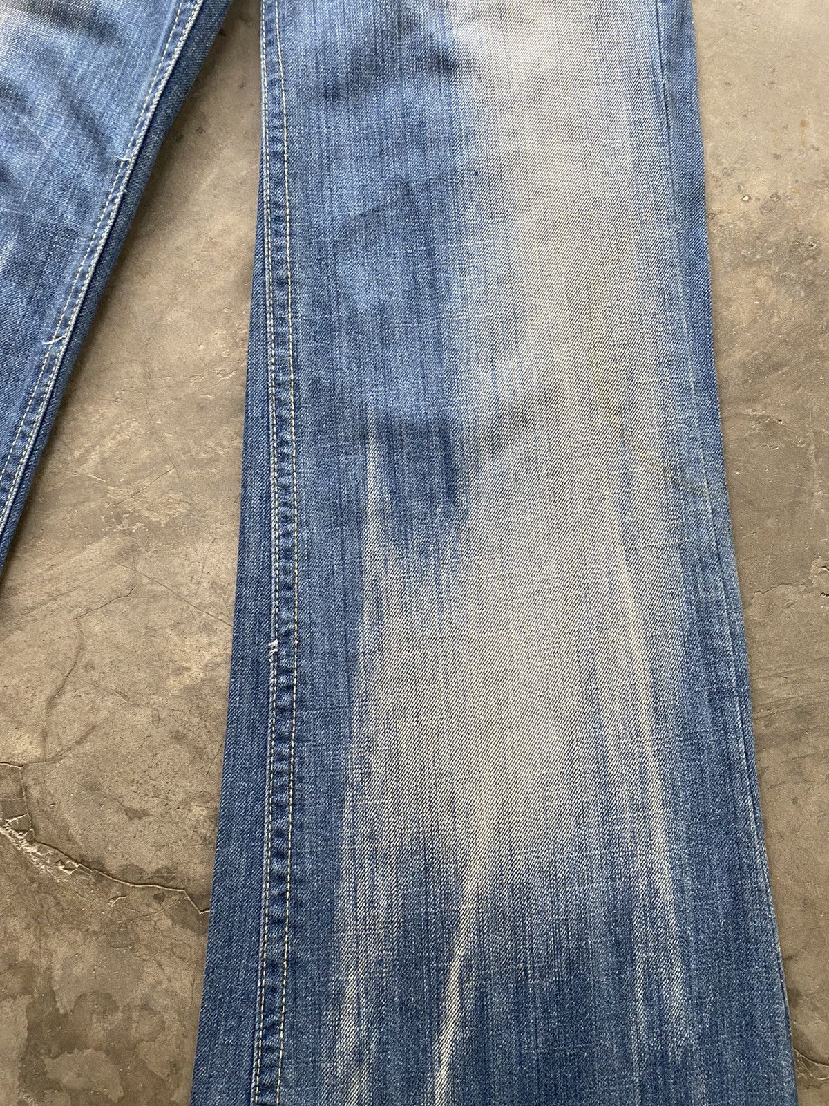 Hysteric Glamour × If Six Was Nine × Le Grande Bleu (L.G.B.) Baggy Flare Japan Red Paper Low Rise Wide Leg Size US 28 / EU 44 - 7 Thumbnail