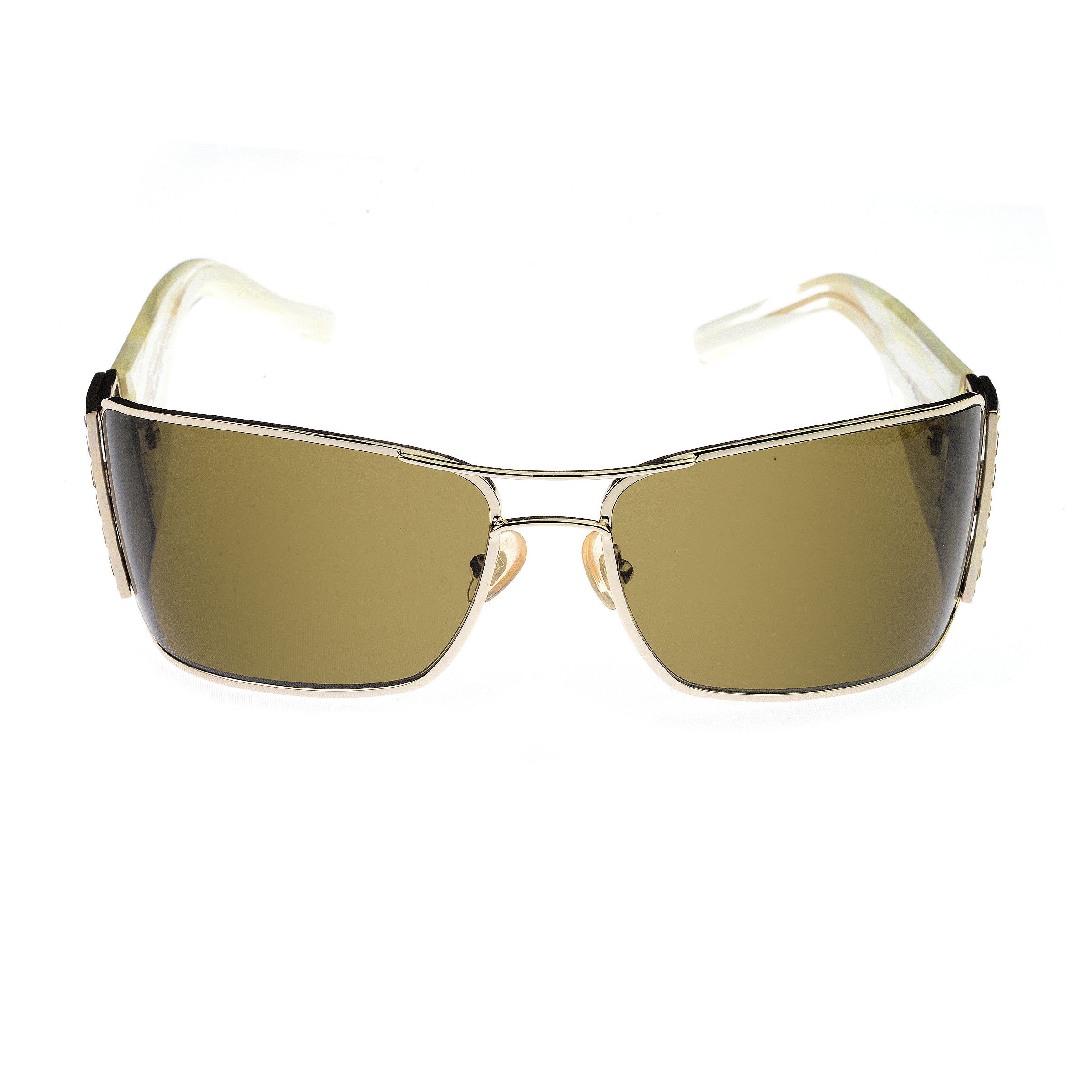 Max Mara Max Mara '00s White Wrap Around Oversized Sunglasses Size ONE SIZE - 1 Thumbnail