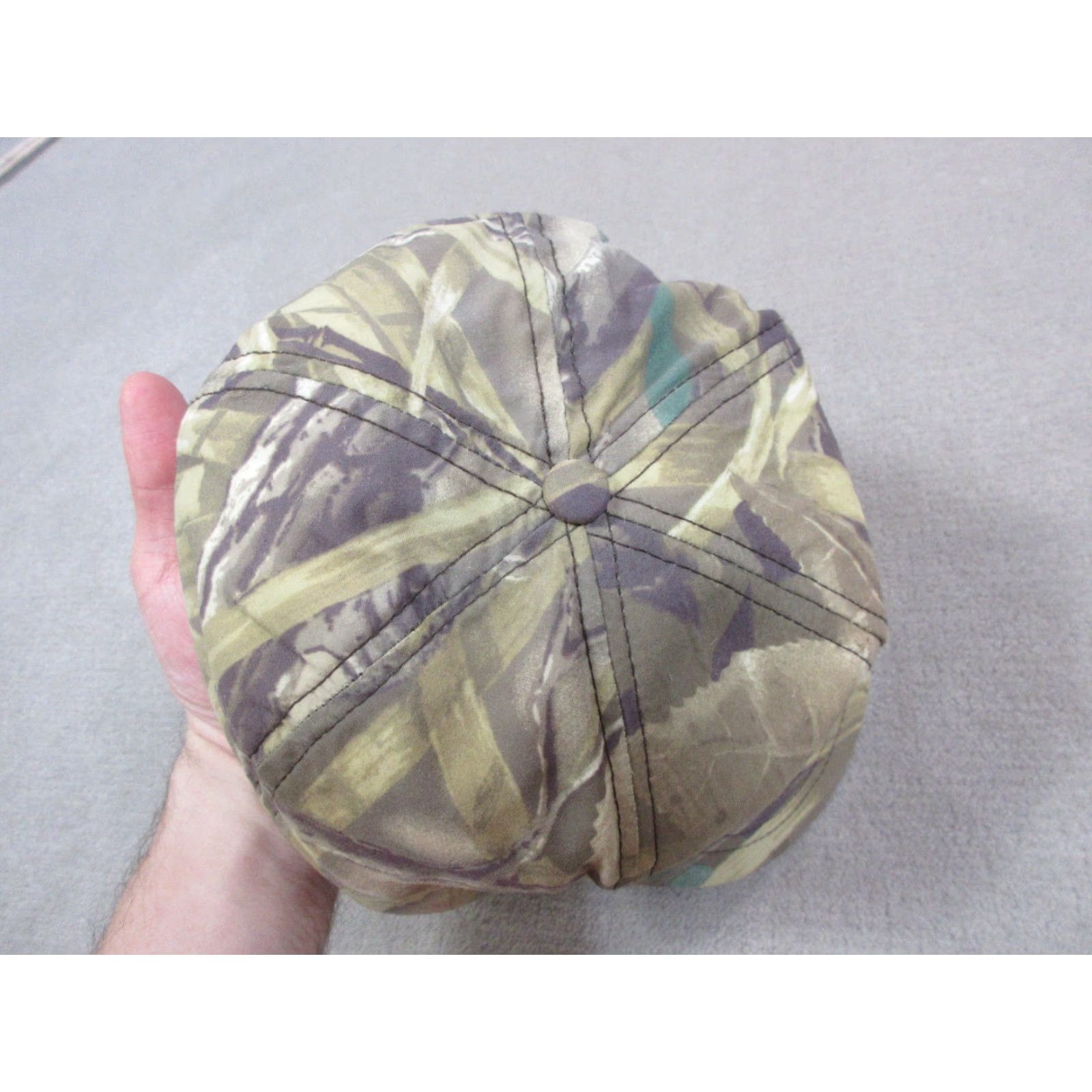 Vintage VINTAGE Ducks Unlimited Hat Cap Mens Medium Green Camo Ear Flaps Goretex USA Baseball Cap Hunting Outdoor Insulated Lined Size ONE SIZE - 6 Thumbnail