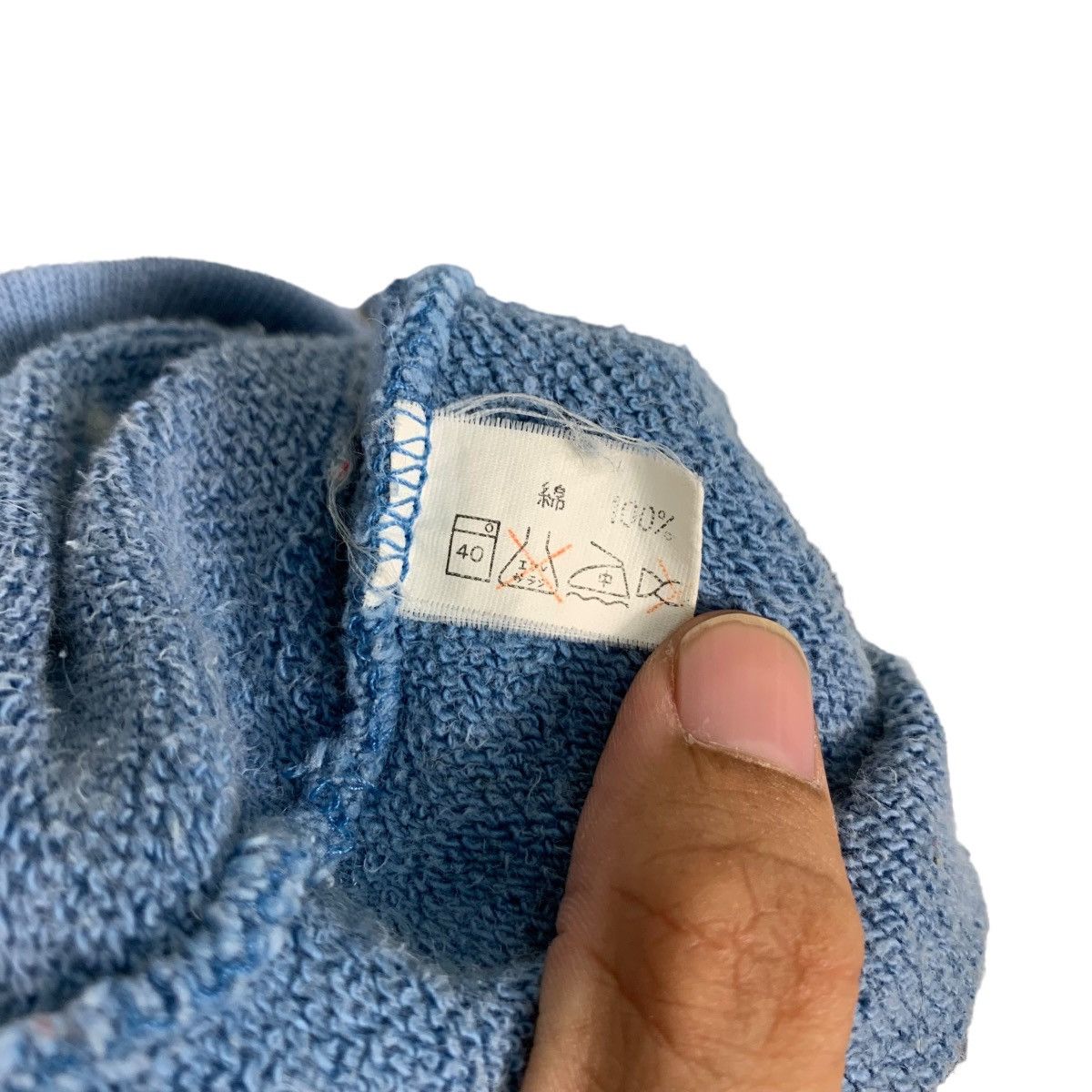 Japanese Brand POLO by Polo Ground Big Logo Washed Sweatshirt #1176-C54 Size US M / EU 48-50 / 2 - 8 Thumbnail