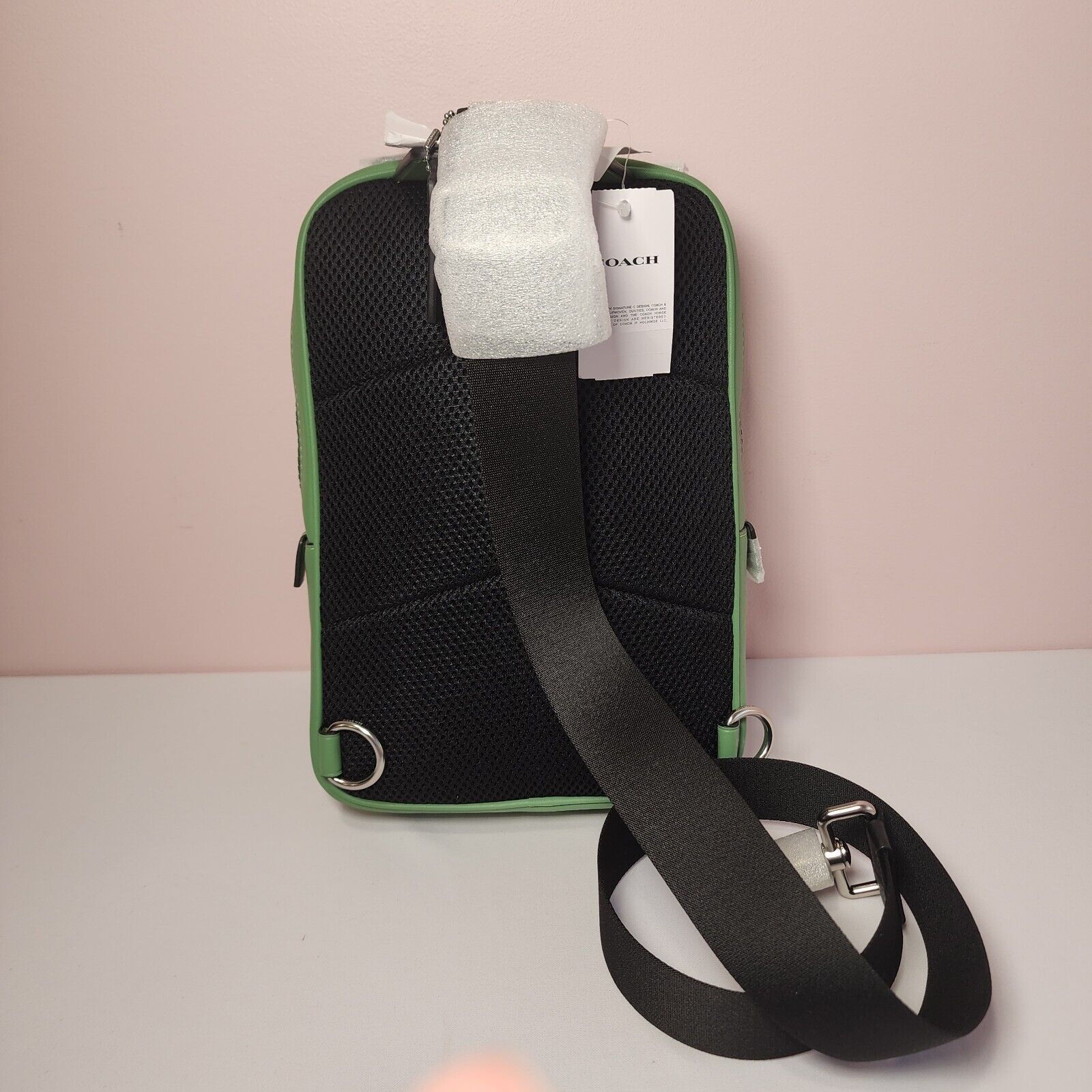 Coach NWT Coach CR268 Track Pack Colorblock Signature Soft Green Size ONE SIZE - 3 Thumbnail