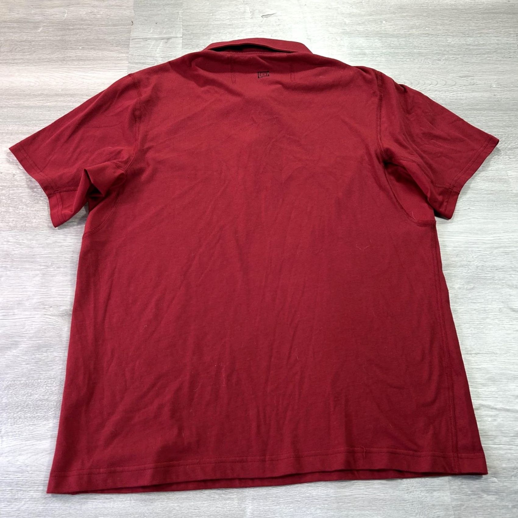 Vintage 5.11 Tactical Polo Shirt Mens M Red Solid Short Sleeve Workwear Casual Size US M / EU 48-50 / 2 - 2 Thumbnail