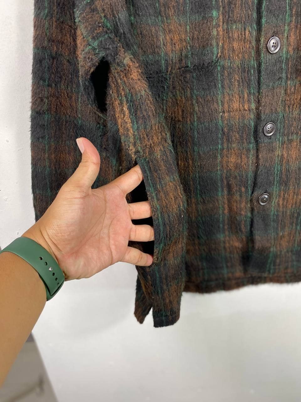 Japanese Brand niko and japanese brand shadow plaid wool jacket Size US XXL / EU 58 / 5 - 3 Thumbnail