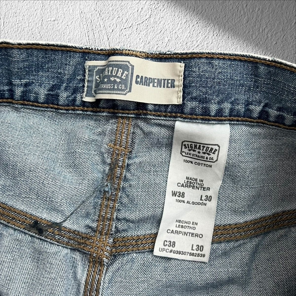 Levi's Vintage Levi’s Strauss Carpenter Blue Jeans Denim Size 38x30 Size US 38 / EU 54 - 5 Thumbnail