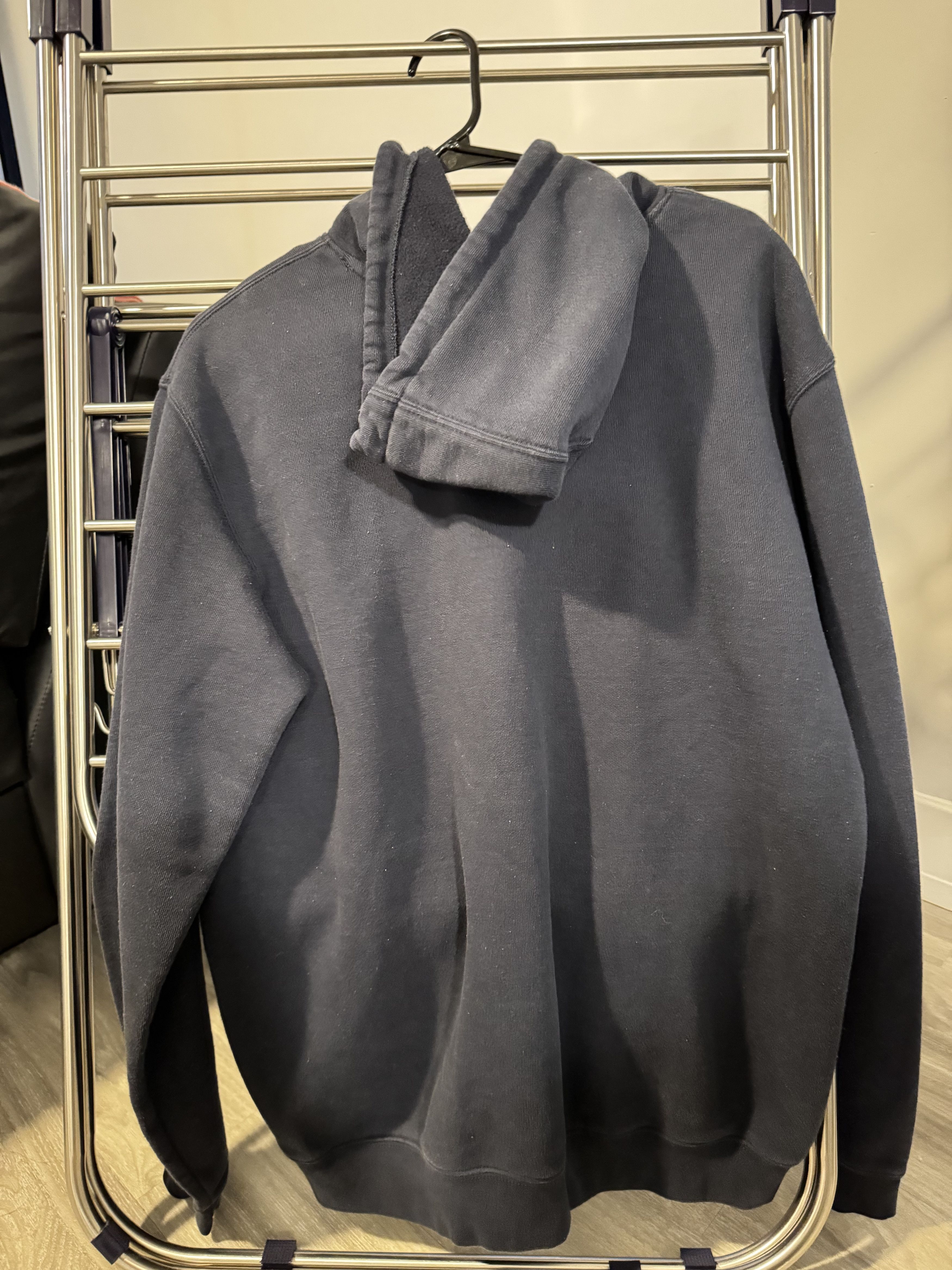 Carhartt Navy Zip Up Hoodie Size L / US 10 / IT 46 - 2 Thumbnail