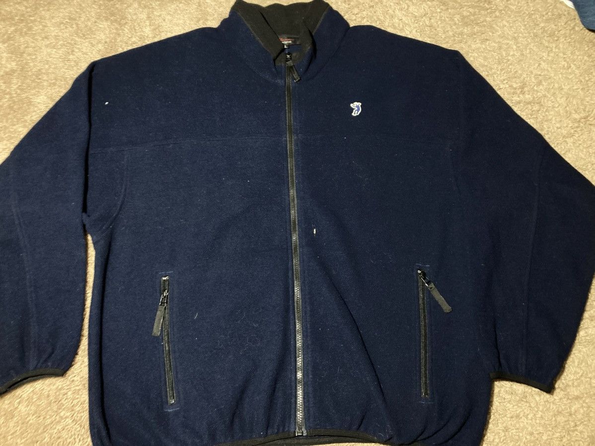 Union LA 90s Union NYC Fleece Full Zip Hang Man Logo 2000s Jacket Nav Size US L / EU 52-54 / 3 - 2 Thumbnail