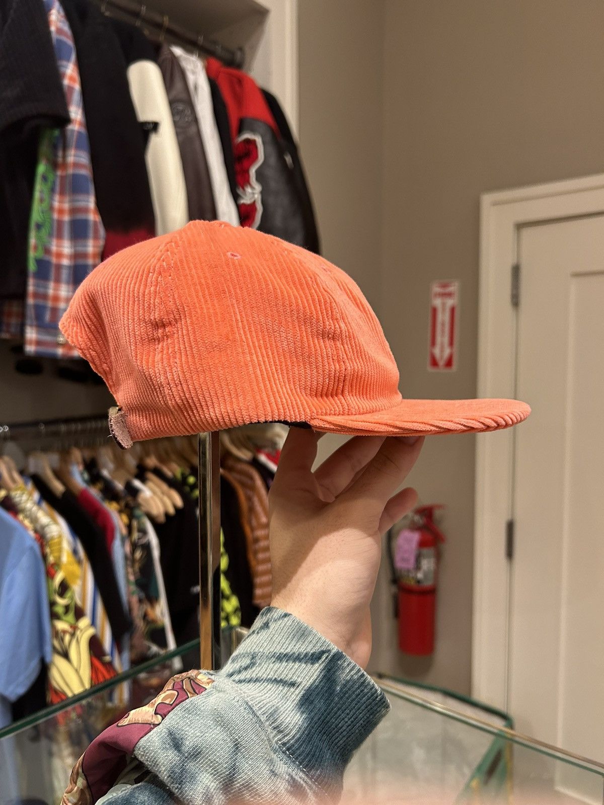 Supreme Supreme Corduroy S Logo 6-Panel Hat Size ONE SIZE - 3 Thumbnail