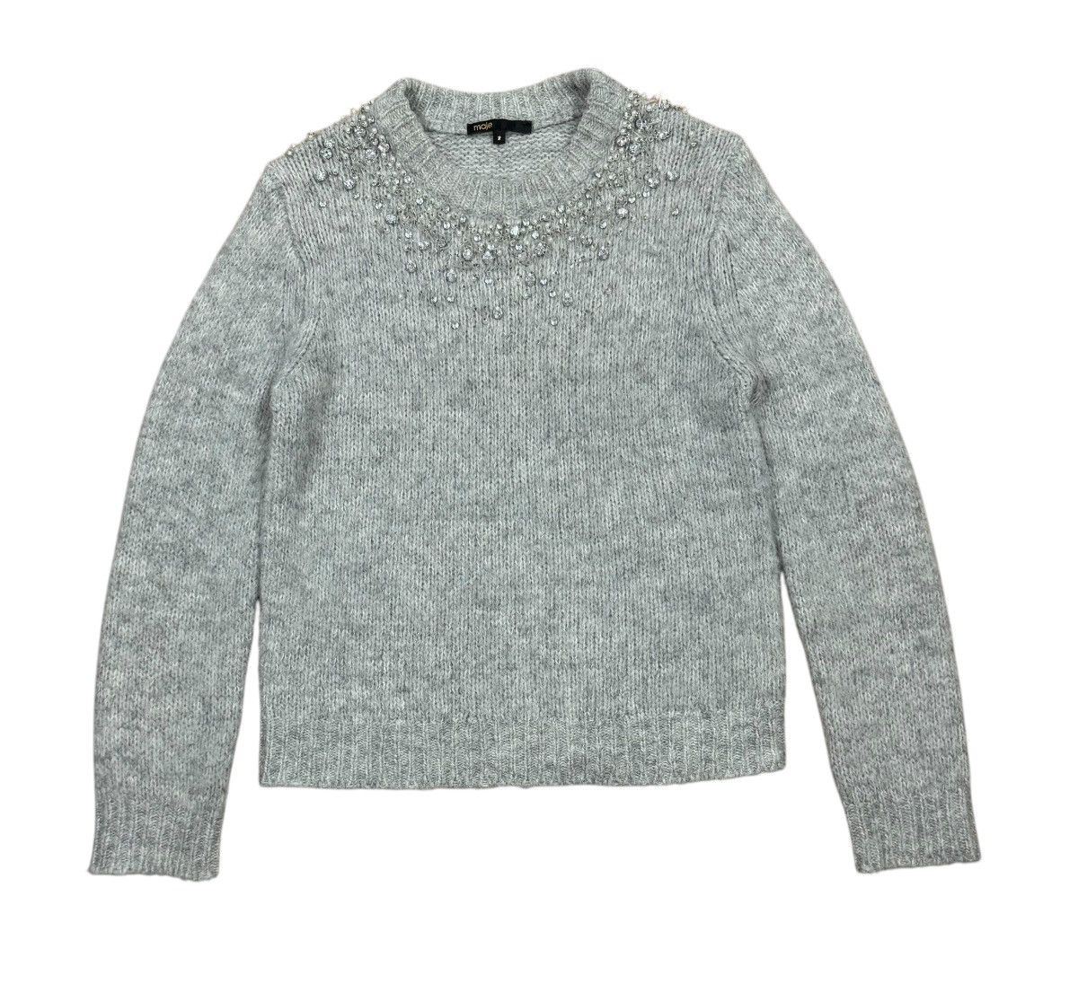 Maje Maje Beaded Sweater Knit Alpaca-Acrylic size 2 Size M / US 6-8 / IT 42-44 - 10 Thumbnail