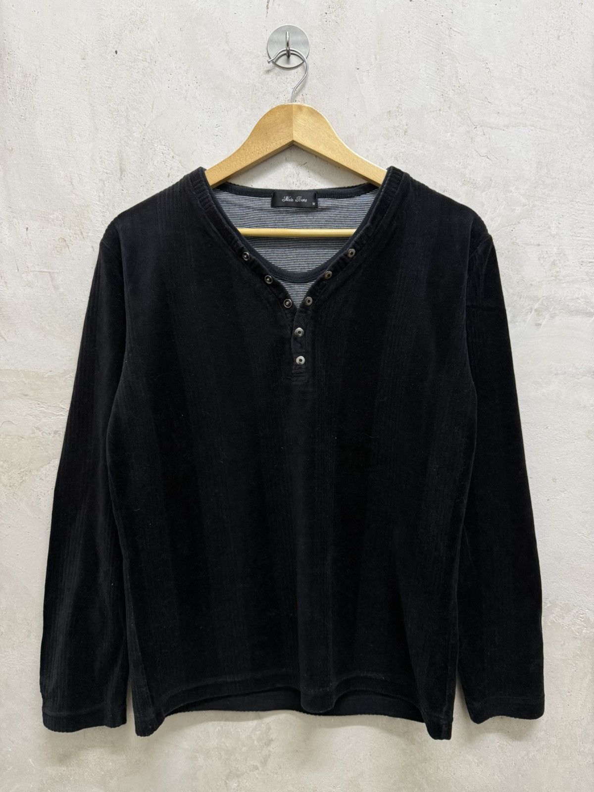 KMRii Japanese Double Layered Velvet Long Sleeve Tees Size US M / EU 48-50 / 2 - 2 Thumbnail