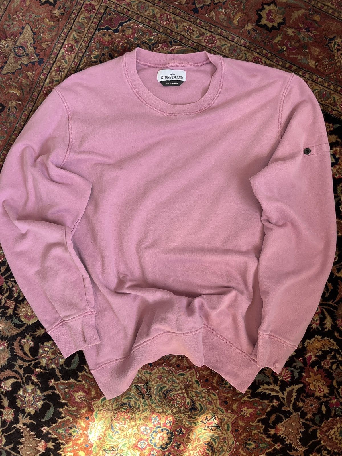 Stone Island STONE ISLAND RIBBED CREWNECK SWEATSHIRT Size US XXL / EU 58 / 5 - 1 Thumbnail